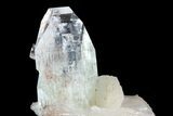 Zoned Apophyllite Crystals With Stilbite - India #72067-2